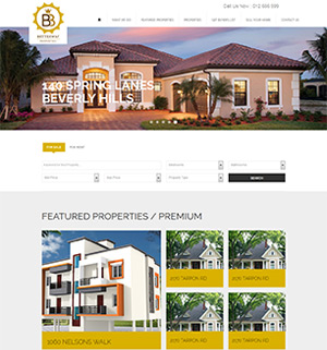 Betterway Properties website by Lee Info Solutions, Kerala