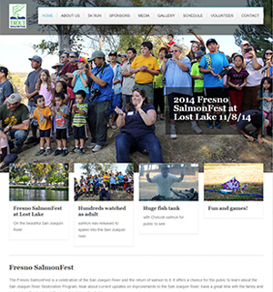 Salmon Fest website by Lee Info Solutions, Kerala