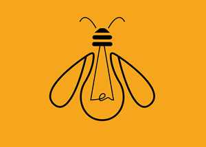 Electric Bee logo design by Lee Info Solutions, Kerala